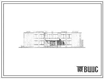 Типовой проект 264-22-1 Здание отделения Госбанка со сберкассой на 35 сотрудников. Для строительства во 2 и 3 строительно-климатических зонах.