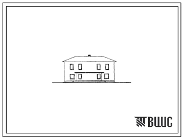 Типовой проект 144-52-57сп тип 1 Двухэтажный двухквартирный блокированный жилой дом с трехкомнатными квартирами для районов с сейсмичностью 7 и 8 баллов, на просадочных грунтах.