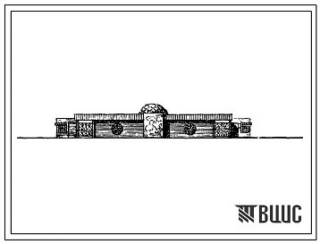 Типовой проект 264-14-16сп Открытая танцевальная площадка на 200 пар с эстрадой, со стенами из кирпича, для строительства в 4А и 4Г климатических подрайонах сейсмичностью 7, 8 и 9 баллов на грунтах 2 типа просадочности