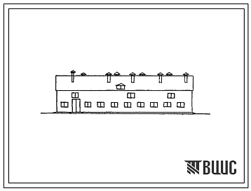 Типовой проект 803-158 Овчарня на 550 голов ремонтного молодняка и 50 баранов (для горных районов УССР).