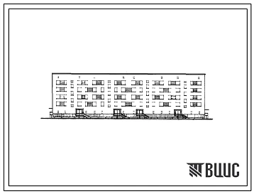 Типовой проект 114-74-2м 4-этажный 4-секционный кирпичный жилой дом на 48 квартир.