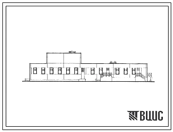 Типовой проект 252-9-30 Хозяйственный корпус роддома на 130 коек в каркасно-панельных конструкциях серии ИИ-04