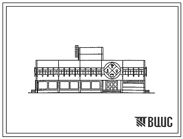 Типовой проект 272-12-89с.87 Унифицированное здание магазина "Хозяйственные товары", тип "А". Торговой площадью 1000 кв. м. (в конструкциях 1.020.1-2с).