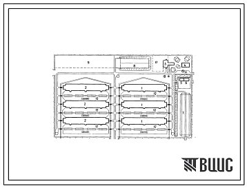 Типовой проект 819-143 Овцеводческая ферма на 5000 маток с использованием долголетних культурных пастбищ. (Схема планировки)