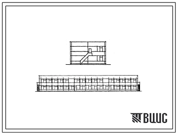Типовой проект 212-1-231с Детские ясли-сад на 140 мест. Для строительства в 4 климатическом районе сейсмичностью 7 и 8 баллов