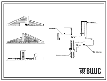 Типовой проект Х-14 Главный корпус туристической базы (гостиницы, пансионата) на 326 мест круглодичного действия для строительства в г. Москве