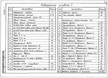 Альбом 1 Пояснительная записка. Электротехническая часть. Конструкции строительные