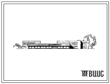 Типовой проект 272-13-52 Универсам торговой площадью 650 м2, столовая на 100 мест (вечером кафе). Для строительства в IВ климатическом подрайоне, II и III климатических районах.
