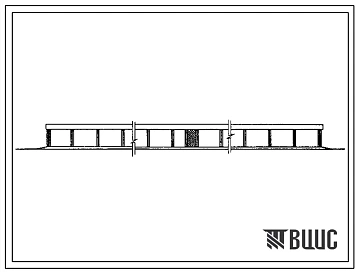 Типовой проект 806-2-47.90 Шед для молодняка лисиц на 220 выгулов. Содержание - в выгулах по 2 головы. Раздача кормов, поение, удаление навоза – механизированы. Размеры шеда - 2,2x87 м. Расчетная температура: -30°С. Конструкции - деревянные