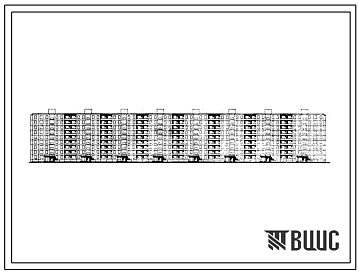 Типовой проект П-49-08/М Девятиэтажный восьмисекционный крупнопанельный жилой дом на 287 квартир