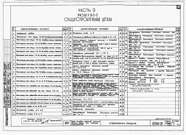 Раздел 9.3-2  Общестроительные узлы и детали