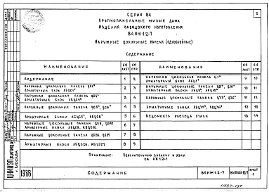 Часть ИЖ 1.2-7 Наружные цокольные панели (однослойные).