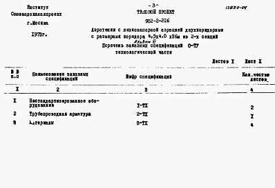 Альбом 6 Заказные спецификации