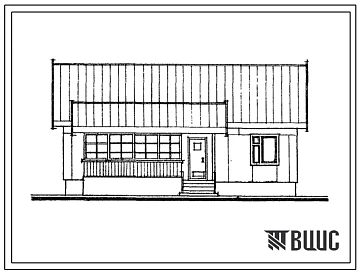 Типовой проект 183-115-163.86 Одноэтажный одноквартирный трехкомнатный жилой дом арболитовой конструкции