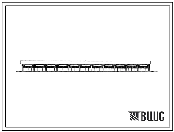 Типовой проект 812-24 Крытый ток с прилегающими асфальтовыми площадками на 600-800 т зерна.