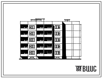 Типовой проект 210-012 Угловая блок-секция 5 этажная 20 квартирная