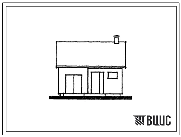 Типовой проект 194-000-564.13.87 Хозяйственная постройка для индивидуальных застройщиков в городах и городских поселках Латвийской ССР (Г 1А)