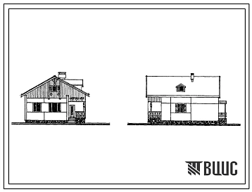 Типовой проект 183-88-38.84 Жилой дом 1-этажный 1-квартирный с 3-комнатной квартирой типа 3Б. Для строительства во 2В климатическом подрайоне Белорусской ССР.