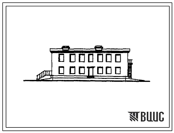 Типовой проект 817-33 Двухэтажный административно-лабораторный корпус. Для строительства в районах с расчетной наружной температурой -10?С.