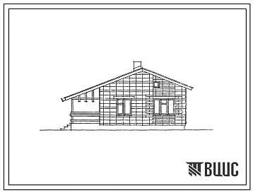 Типовой проект 184-188-2.1.87 1-этажный 1-квартирный 3-комнатный жилой дом со стенами из мелких блоков ячеистого бетона. 1,2,3 уровни инженерного обеспечения. Для Нечерноземной зоны РСФСР.
