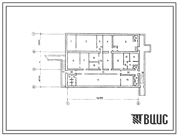 Типовой проект 2-2-В-ХУШ-15/77(2-1-В-ХУШ-15/77) Пункт управления железнодорожной станцией на 60/20 стрелок. Вариант для водонасыщенных грунтов.