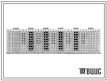 Типовой проект 111-148-29сп 9-этажный 6-секционный жилой дом на 126 квартир (с шагом поперечных стен 3,0 и 3,6 м)