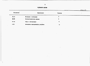 Альбом 2 Спецификации оборудования