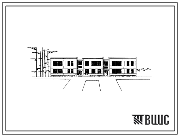 Типовой проект 211-1-166 Детские ясли-сад на 90 мест с расширением на 180 мест. Для строительства в I и II климатических районах Украинской ССР.