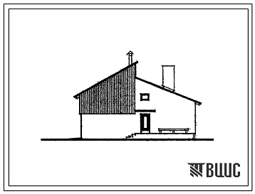 Типовой проект 224-9-166 Сарай для животных ( на участках школ и учебно-производственных комбинатов). Здание одноэтажное. Стены из кирпича.