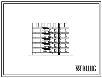 Типовой проект 174-012с.85 Блок-секция 5-этажная 1-секционная 15-квартирная угловая левая 1Б.3А.4Б