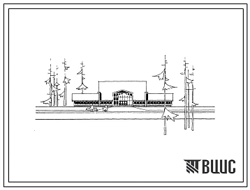 Типовой проект 226-1-279 Неполная средняя школа на 8 классов (192 учащихся) деревянной клеено-панельной конструкции с наружной облицовкой из крупноразмерных асбестоцементных листов. Для строительства в IВ климатическом подрайоне