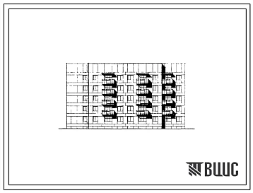 Типовой проект 114-032с/1 Пятиэтажная двухсекционная 35-квартирная торцовая блок-секция из крупных блоков ( однокомнатных 1А-10, 1Б -10, двухкомнатных 2Б — 10, трехкомнатных 3А — 5). Для строительства в районах сейсмичностью 8 баллов.