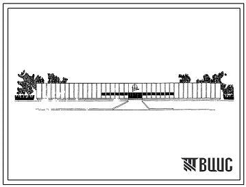 Типовой проект 294-6-1 Закрытый тир для стрельбы на дистанции 10, 50 и 25м для строительства во 2 и 3 строительно-климатических зонах.