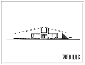 Типовой проект 274-32-61.13.91 Торгово-бытовой блок с квартирой для обслуживающего персонала.