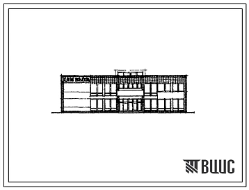 Типовой проект 282-1-123 Дом быта на 35 рабочих мест для строительства в 1В климатическом подрайоне, 2 и 3 климатических районах