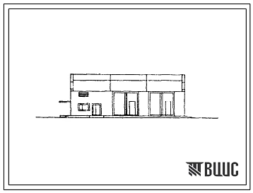 Типовой проект 816-1-188.90 Мастерская ремонтно-обслуживающей базы отделений (бригад) до 40 тракторов