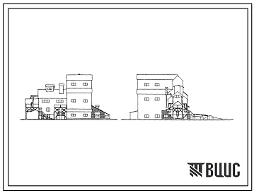 Типовой проект 812-26 Производственный цех зерноочистительно-сушильного пункта производительностью 5 т в час.