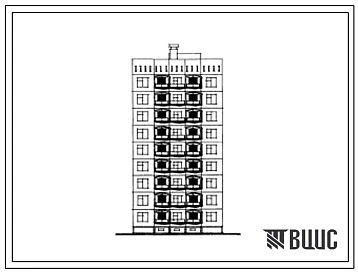165-02с/1 Девятиэтажная блок-секция поворотная с внешним углом на 18 квартир (трехкомнатных 3А-9, 3Б-9). Для строительства в 4А климатическом подрайоне Таджикской ССР сейсмичностью 9 баллов на непросадочных грунтах (с вариантом – на грунтах 2 типа просадо