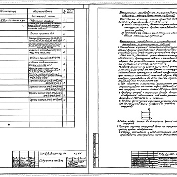 Состав фльбома. Типовой проект A-II,III,IV-300-421.88Альбом 2 Строительные конструкции и изделия