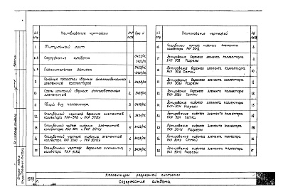 Альбом 1 Рабочие чертежи.