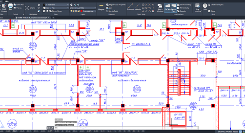 Планы 1,2,3,4,5,6,7,8 этажей. Фасады. Разрезы. Монтажные планы перегородок
