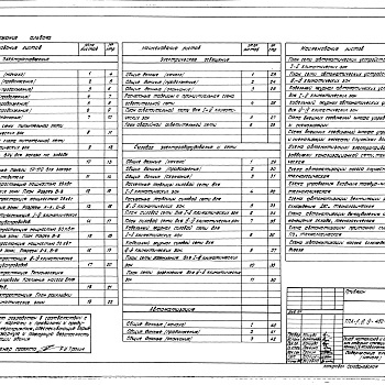 Состав фльбома. Типовой проект A-II,III,IV-300-421.88Альбом 3 Электроснабжение. Электрическое освещение . Силовое электрооборудование. Связь и сигнализация.