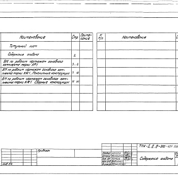 Состав фльбома. Типовой проект A-II,III,IV-300-421.88Альбом 4 Ведомости потребности в материалах